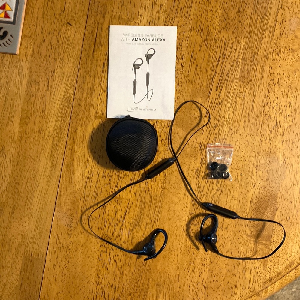 Wireless earbuds with Alexa